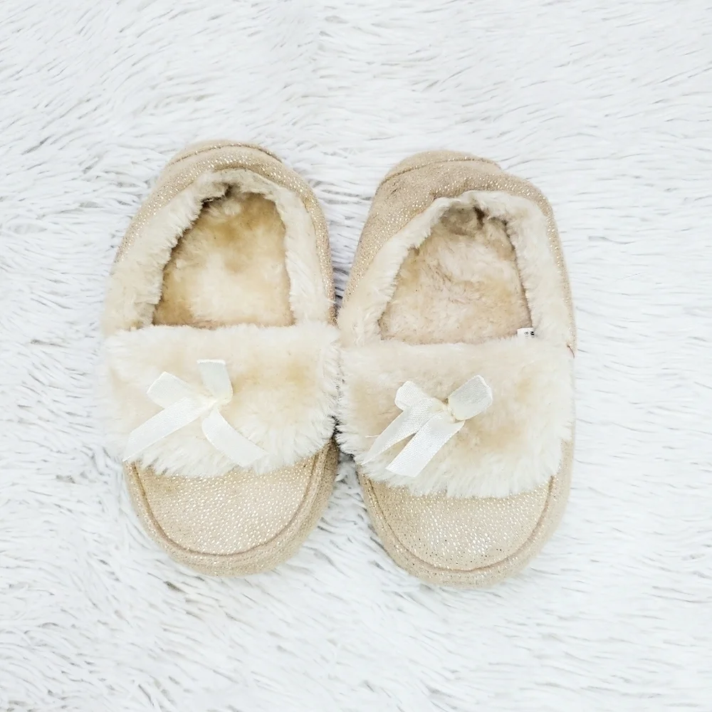 Gina Group Glitter Moccasins